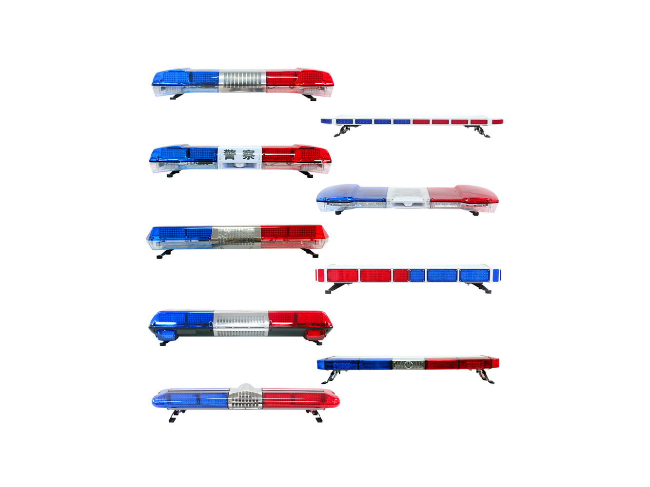 紅藍(lán)長排燈